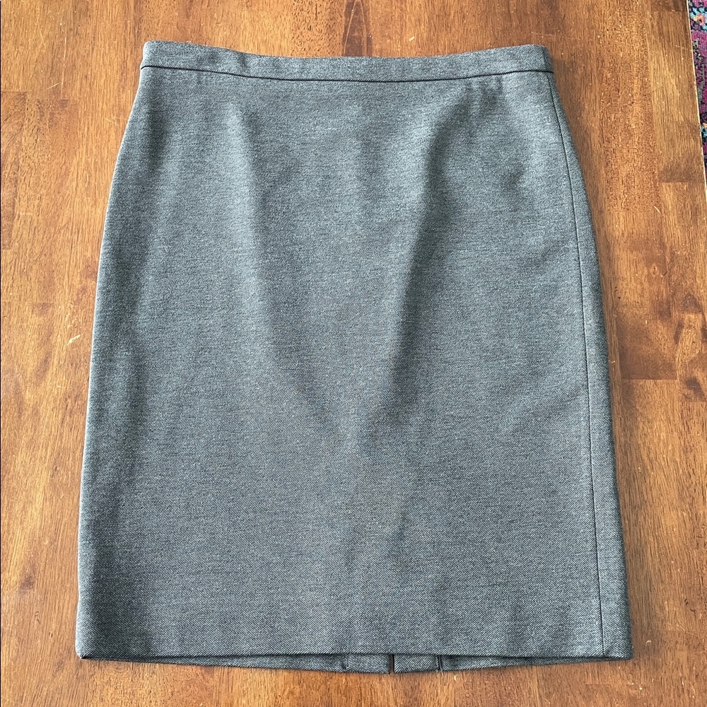 J. Crew 365 No. 2 Pencil Skirt in Stretch Twill - Heather Dove - 10